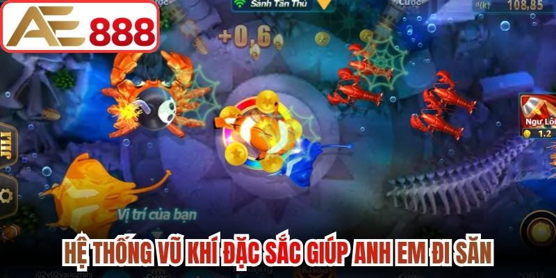 Hệ thống vũ khí đặc sắc giúp anh em đi săn