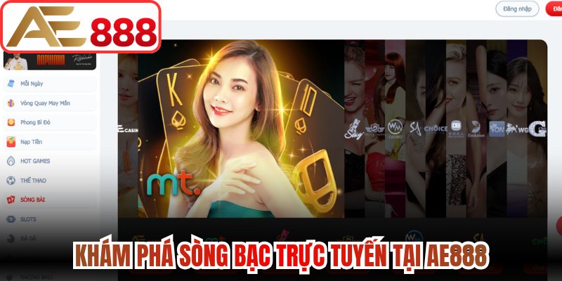 Khám phá sòng bạc trực tuyến tại AE888