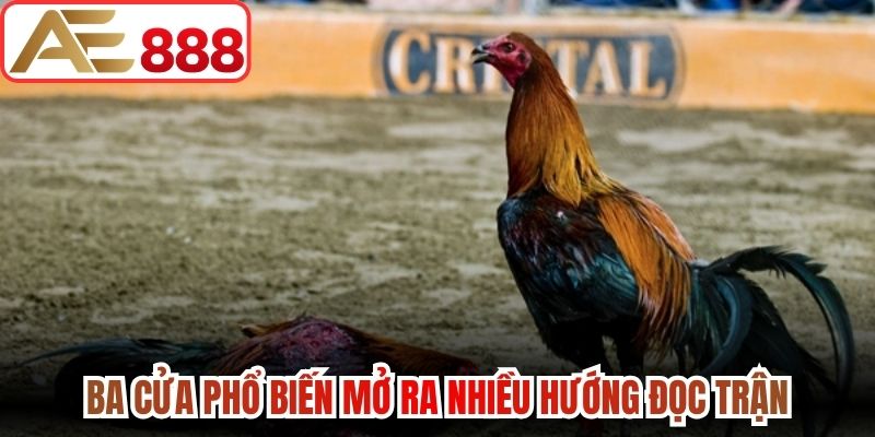 Ba cửa phổ biến mở ra nhiều hướng đọc trận